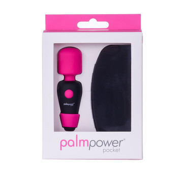 Міні вібромасажер PalmPower Pocket з чохлом на блискавці, водостійкий, перезаряджається, довжина 9 с