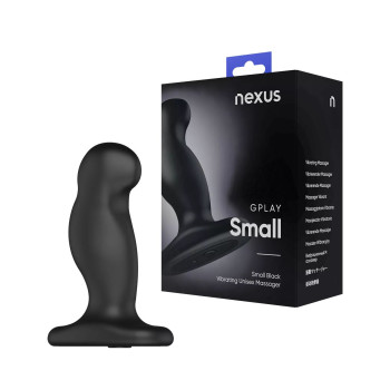 Вібромасажер простати Nexus G-Play Plus S Black, макс. діаметр 2,3 см, перезаряджуваний
