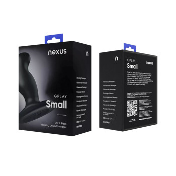 Вібромасажер простати Nexus G-Play Plus S Black, макс. діаметр 2,3 см, перезаряджуваний