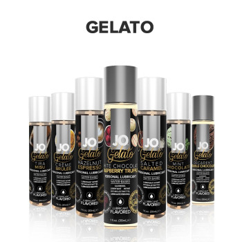 Змазка на водній основі System JO GELATO White Chocolate Raspberry (120 мл) без цукру та парабенів