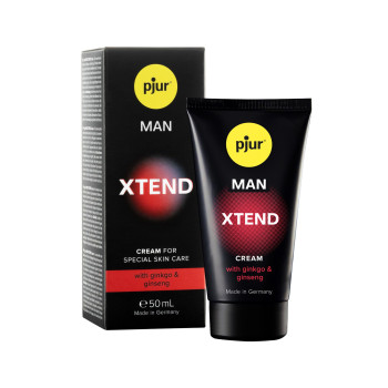 Крем для пеніса стимулювальний pjur MAN Xtend Cream 50 ml, з екстрактом гінкго та женьшеню