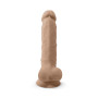 Фалоімітатор SilexD Vetus Flesh (MODEL 1 size 8in), двошаровий, силікон + Silexpan, діаметр 4,2см