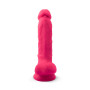 Фалоімітатор SilexD Johnny Pink (MODEL 1 size 7in), двошаровий, силікон + Silexpan, діаметр 3,8см