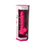 Фалоімітатор SilexD Johnny Pink (MODEL 1 size 7in), двошаровий, силікон + Silexpan, діаметр 3,8см