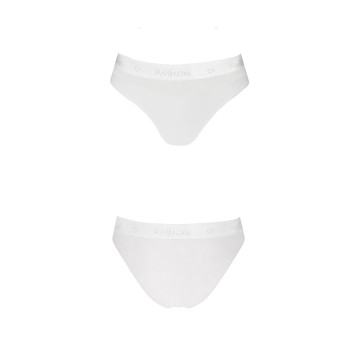 Трусики с прозрачной вставкой Passion PS006 PANTIES white, size M