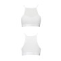 Спортивний топ з прозорою вставкою Passion PS006 TOP white, size L