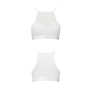 Спортивний топ з прозорою вставкою Passion PS006 TOP white, size M
