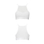 Спортивний топ з прозорою вставкою Passion PS006 TOP white, size S