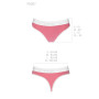 Спортивні трусики-стрінги Passion PS007 PANTIES pink, size S