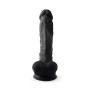Фаллоимитатор SilexD Vetus Black (MODEL 1 size 8in), двухслойный, силикон+Silexpan, диаметр 4,2см