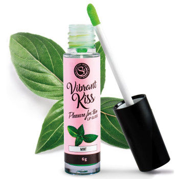 Блиск для губ з ефектом вібрації Secret Play - LIP GLOSS Vibrant Kiss Mint, 6 грам