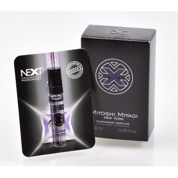 Духи з феромонами для чоловіків Miyoshi Miyagi Next "X" for MAN, 2,4 ml