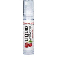 Стимулирующий лубрикант от Amoreane Med: Liquid vibrator - Cherry ( жидкий вибратор ), 10 ml