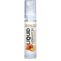Стимулюючий лубрикант від Amoreane Med: Liquid vibrator-Peach (рідкий вібратор ), 10 ml