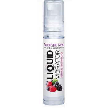 Стимулюючий лубрикант від Amoreane Med: Liquid vibrator-Berries (рідкий вібратор ), 10 ml