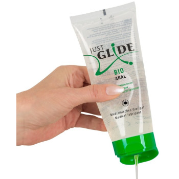 Веганская органическая анальная смазка на водной основе - Just Glide Bio Anal, 200 ml