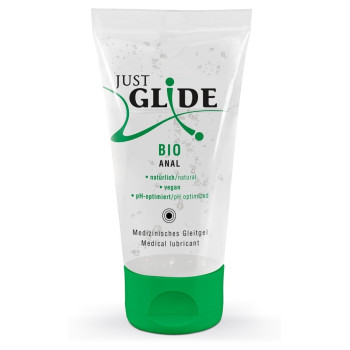 Веганське органічне анальне масло на водній основі - Just Glide Bio Anal, 50 ml