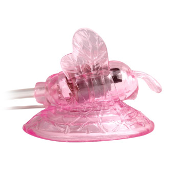 Вакуумна помпа для клітора з вібростимуляцією BAILE - BUTTERFLY CLITORAL PUMP, BI-010125R