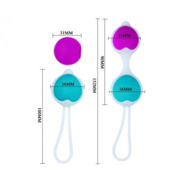Вагінальні кульки "PRETTY LOVE Kegel ball" BI-014266