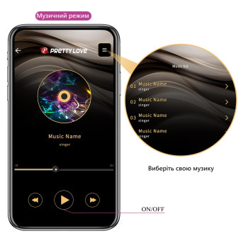 Виброяйцо серии Pretty Love "ABNER" BI-014362HP