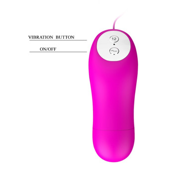 Виброяйцо BAILE - PLEASURE SHEL 12 vibration functions, BI-014151