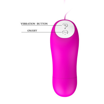 Виброяйцо BAILE - PLEASURE SHEL 12 vibration functions, BI-0141512