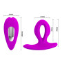 Універсальний вібромасажер для пар Pretty Love "Magic Fingers O Expander" BI-014479W