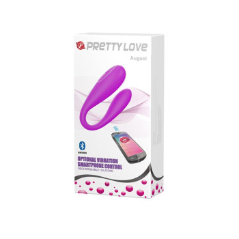Вібратор для пар із смарт управлінням Pretty Love «August» BI-014582HP