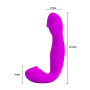 Безременной вибрострапон "ANGELO PURPLE" BI-014227
