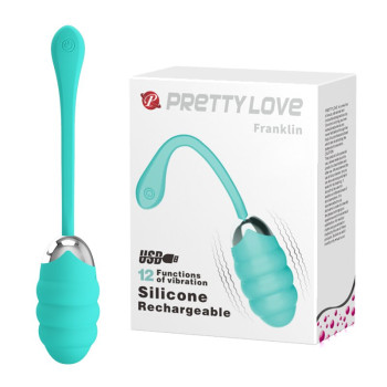 Віброяйце з рельєфним дизайном PrettyLove "Franklin" BI-014656