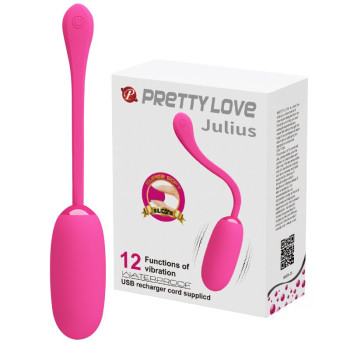 ПЕРЕЗАРЯДЖАЮЧЕ ВІБРОЯЙЦЕ PRETTY LOVE «JULIUS", BI-014653-1