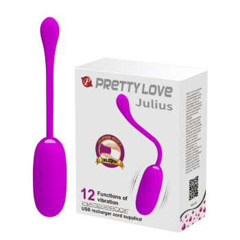 ПЕРЕЗАРЯДЖАЮЧЕ ВІБРОЯЙЦЕ PRETTY LOVE «JULIUS", BI-014653