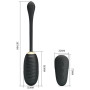Виброяйцо с рельефным дизайном PrettyLove " ROYAL PLEASURE " с пультом ДУ " BI-014711W