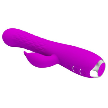 Вибратор с стимулятором клитора и ротацией " Molly " BI-014692
