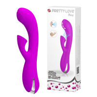 Вібромасажер з вакуумним кліторальним стимулятором PrettyLove-Roy, BI - 014580