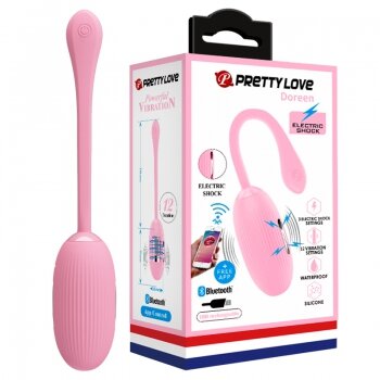 Віброяйце з електростимуляцією, кероване смартфоном Pretty Love-Doreen, BI - 014609HP-1