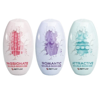 Набор из 15 шт мастурбаторов Pretty Love - Double Sided EGG, BI-014832H
