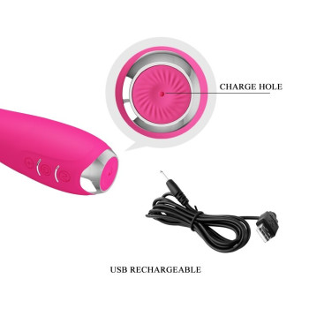 Вібратор Pretty Love-HECTOR G-SPOT VIBRATOR з електростимуляцією, BI - 014765-1