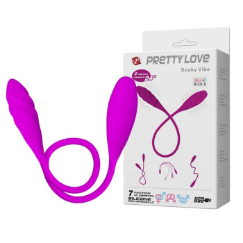 Гнучкий вібростимулятор унісекс PRETTY LOVE-Snaky Vibe, BI-014327-1