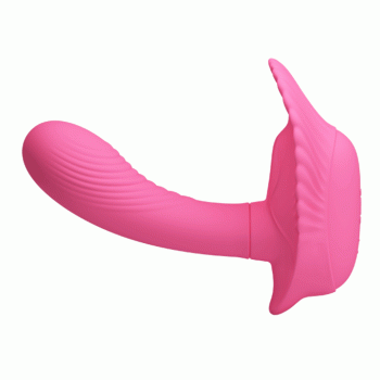 Вібробабочка з стимулятором клітора PRETTY LOVE-Powerful Shell Stimulator, BI-014368W-3