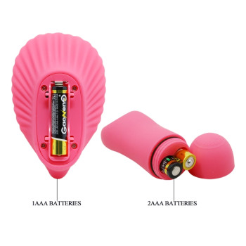 Вібробабочка з стимулятором клітора PRETTY LOVE-Powerful Shell Stimulator, BI-014368W-3