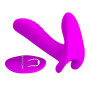 Вибробабочка с стимулятором клитора PRETTY LOVE - Remote Control Massager, BI-014850W