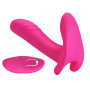 Вибробабочка с стимулятором клитора PRETTY LOVE - Remote Control Massager, BI-014850W-1