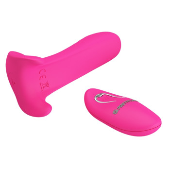 Вибробабочка с стимулятором клитора PRETTY LOVE - Remote Control Massager, BI-014850W-1
