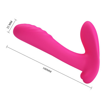 Вибробабочка с стимулятором клитора PRETTY LOVE - Remote Control Massager, BI-014850W-1