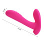 Вибробабочка с стимулятором клитора PRETTY LOVE - Remote Control Massager, BI-014850W-1