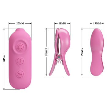 Електростимулятор для грудей PRETTY LOVE-Nipple Clip, BI - 014861