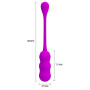 Виброяйцо с дистанционным управлением PrettyLove - Leshy, BI-014868W