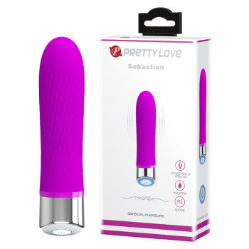 Вібромасажер серії Pretty Love Sebastian Purple, BI-014611