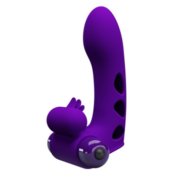Клиторальный стимулятор на палец Pretty Love - Orlando Finger Violet, BI-014836-1